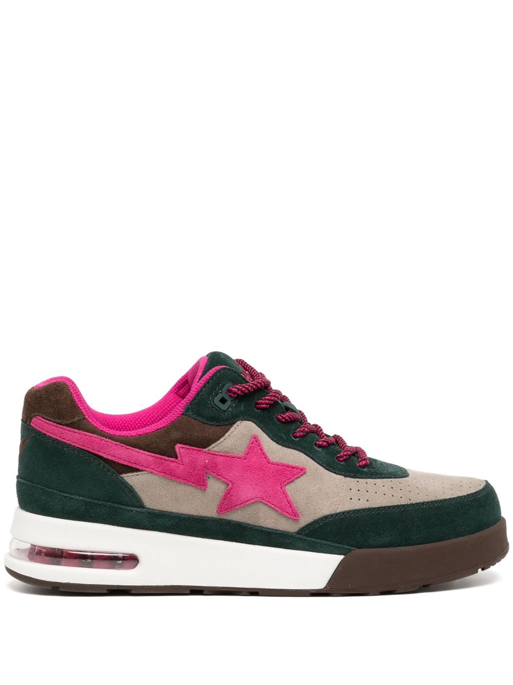 A BATHING APE® Road Sta #1 皮质运动鞋 - 彩色