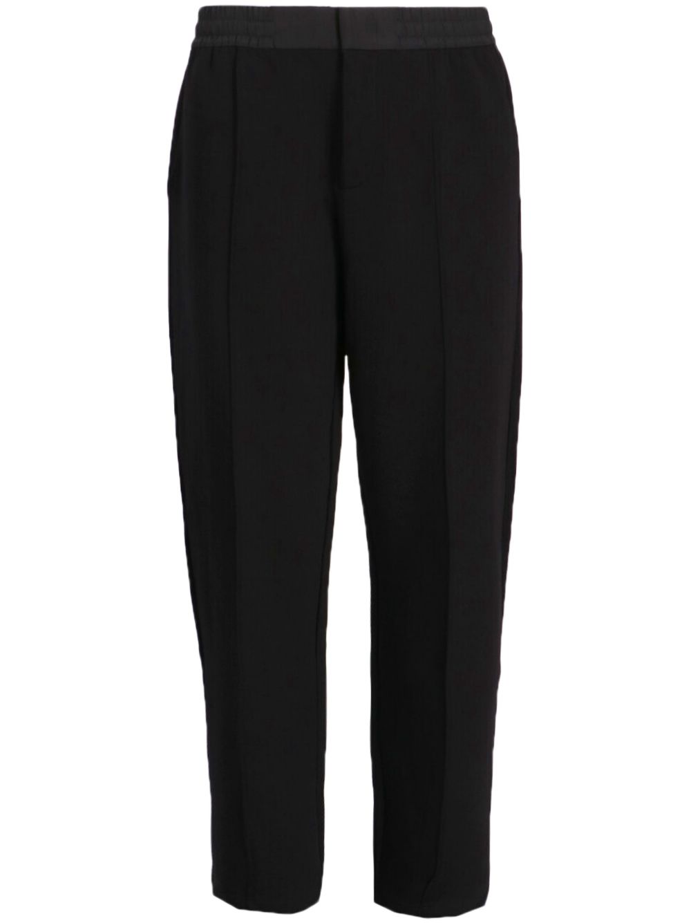 Armani Exchange logo贴花长裤 - 黑色