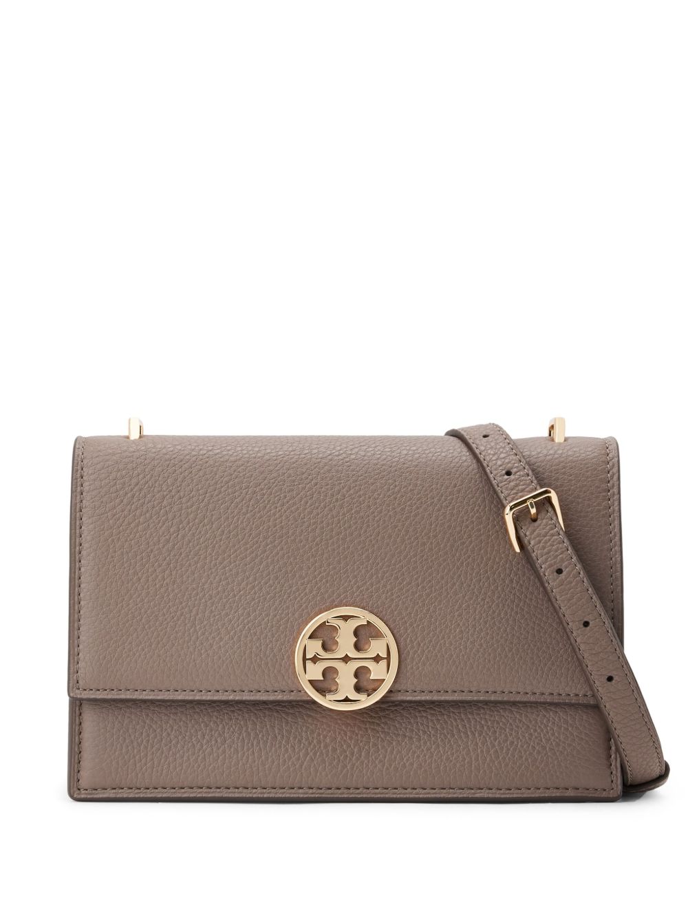 Tory Burch Miller 皮质单肩包 - 灰色