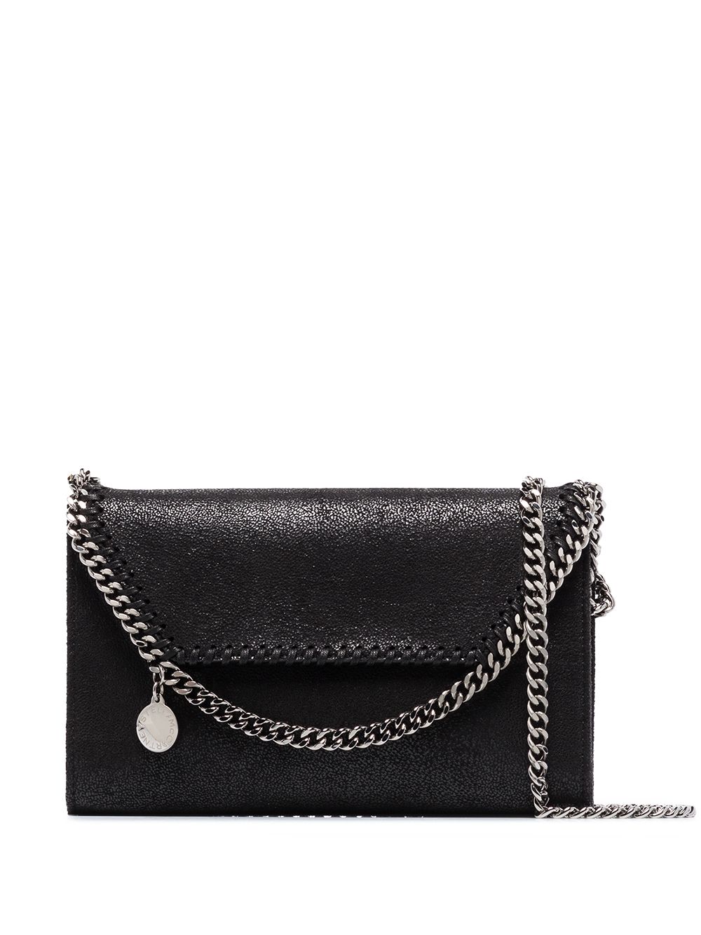 Stella McCartney 斯特拉·麦卡特尼 Falabella 小号搭链斜挎包 - 黑色