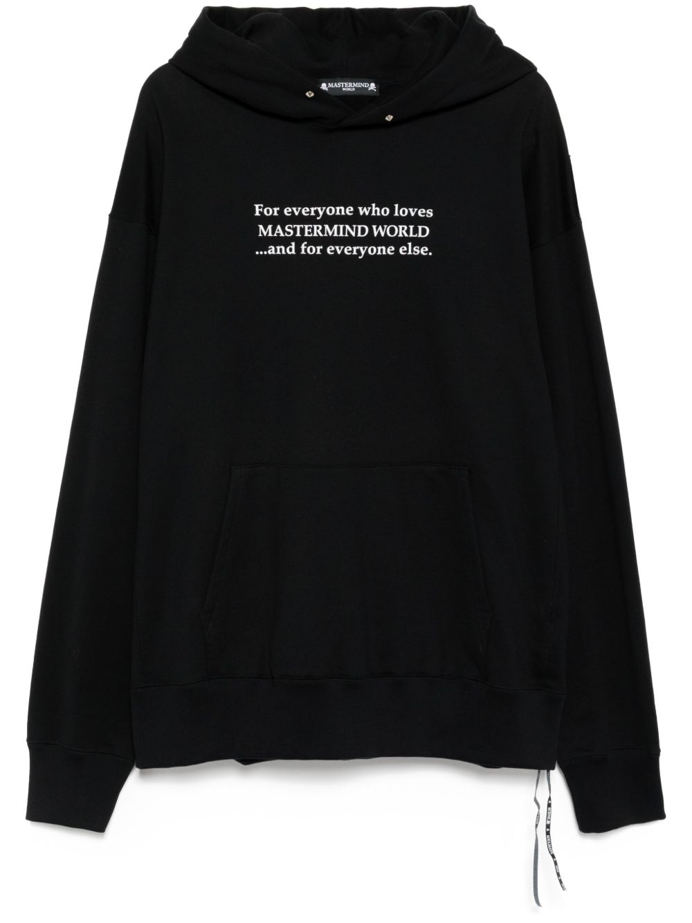Mastermind World logo印花连帽衫 - 黑色