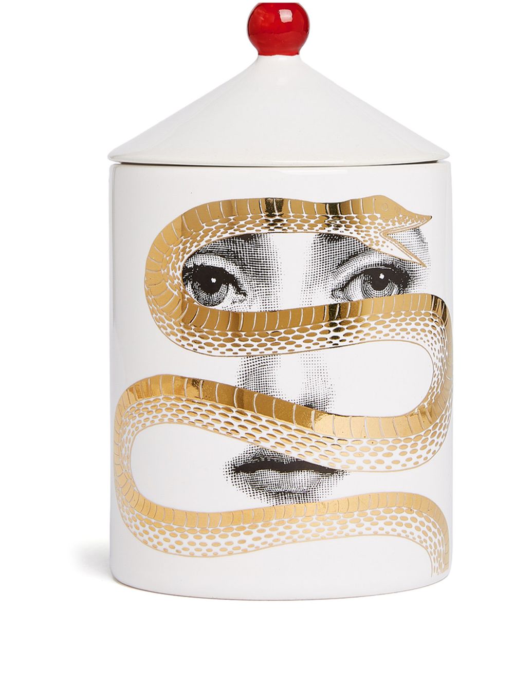 Fornasetti SE POI 香薰蜡烛（310克） - 白色