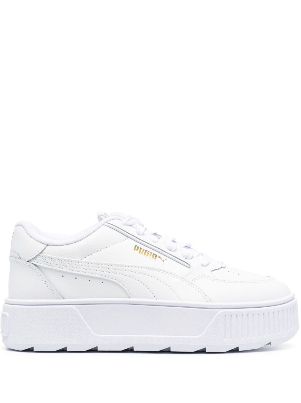 PUMA Karmen Rebelle 穿孔运动鞋 - 白色