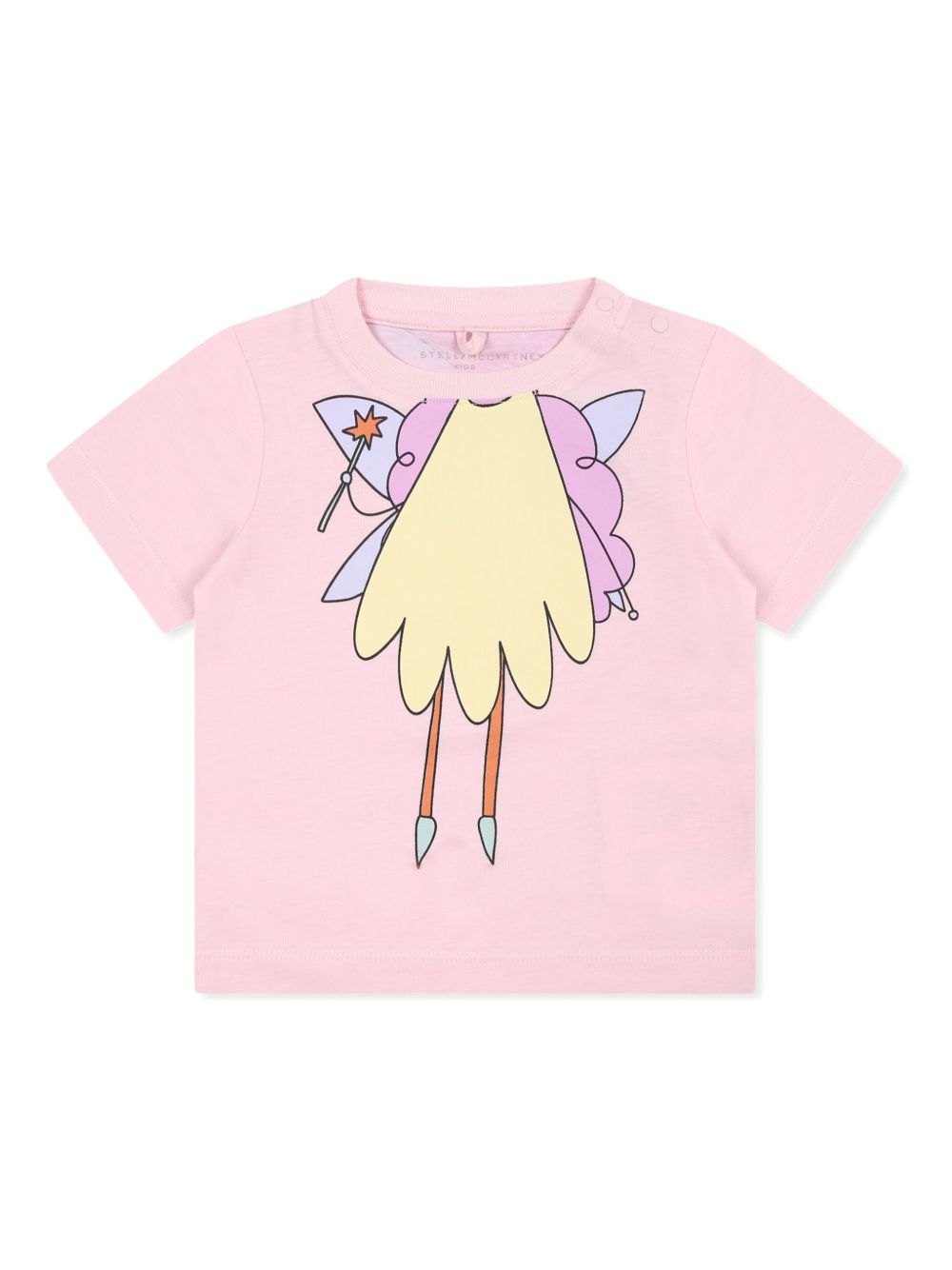 Stella McCartney Kids 图案印花T恤 - 粉色