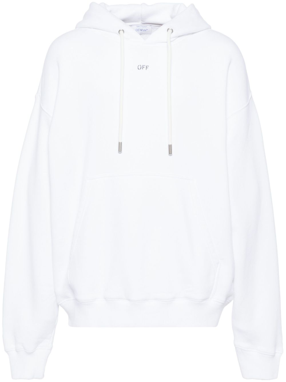 Off-White logo印花连帽衫 - 中性色