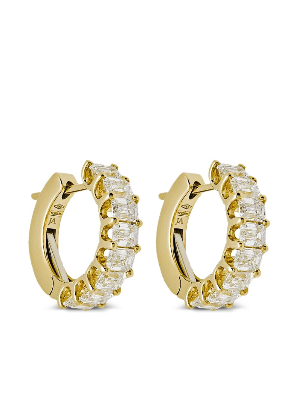 Jewels Aficionado 18K黄金钻石耳环 - 金色