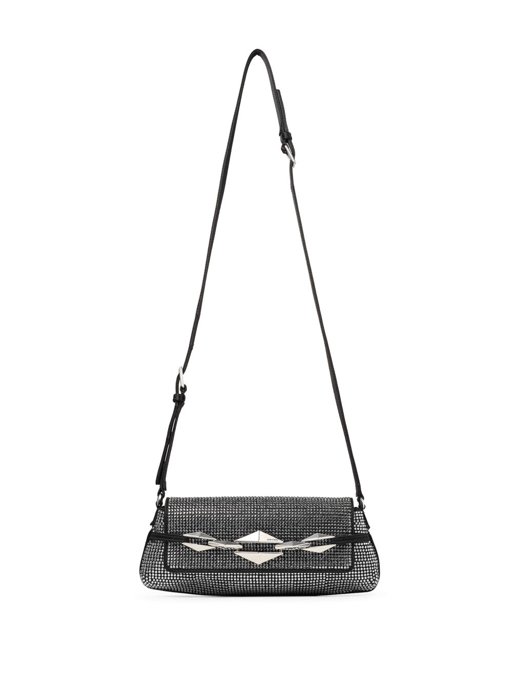 Jimmy Choo Diamond East-West 小号单肩包 - 银色