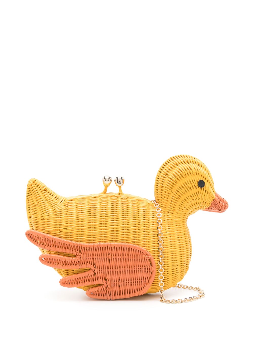 SERPUI Kevin clutch bag - 黄色