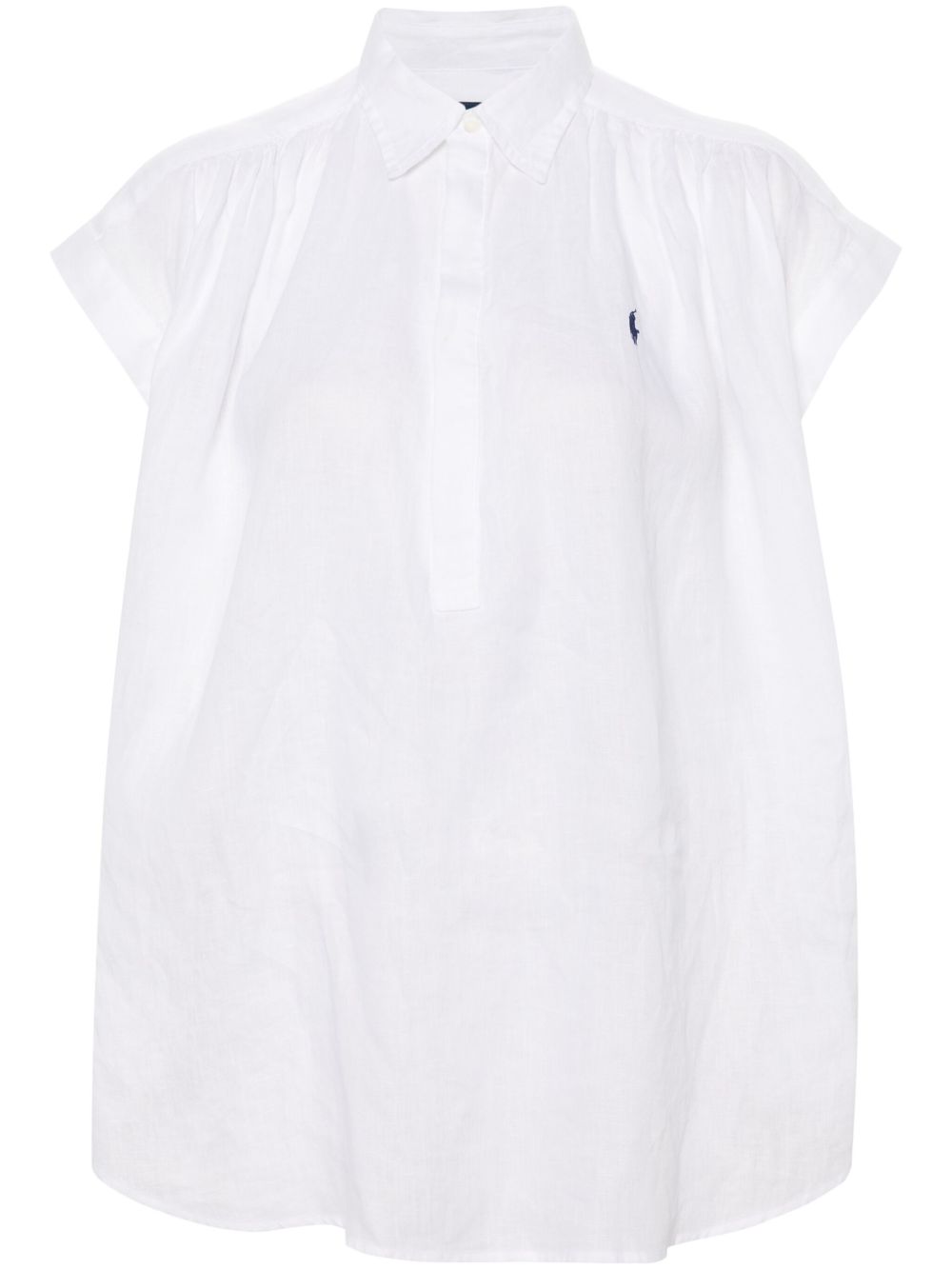 Polo Ralph Lauren Polo Pony 亚麻罩衫 - 白色