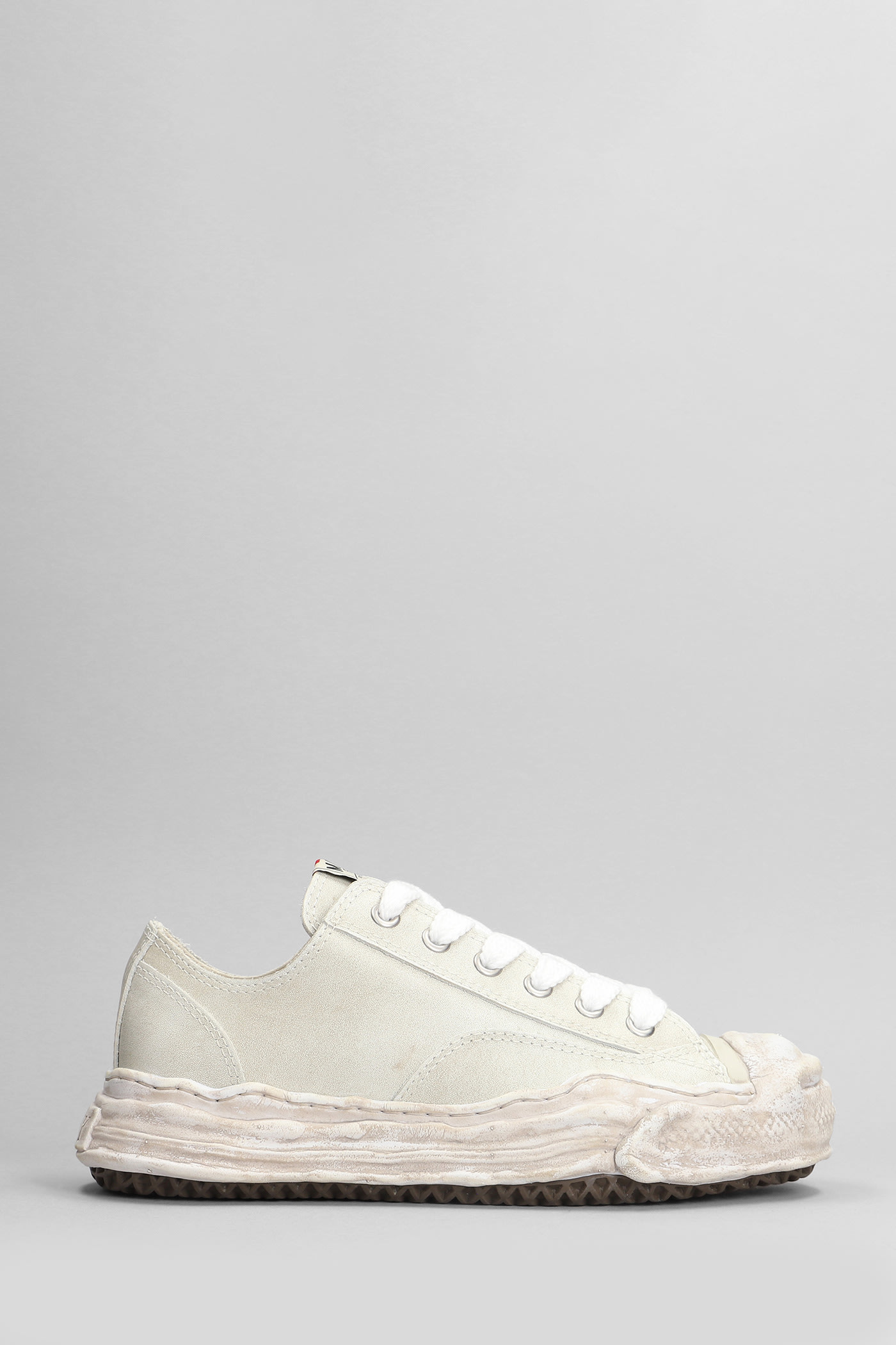 Mihara Yasuhiro Hank Sneakers In Grey Leather