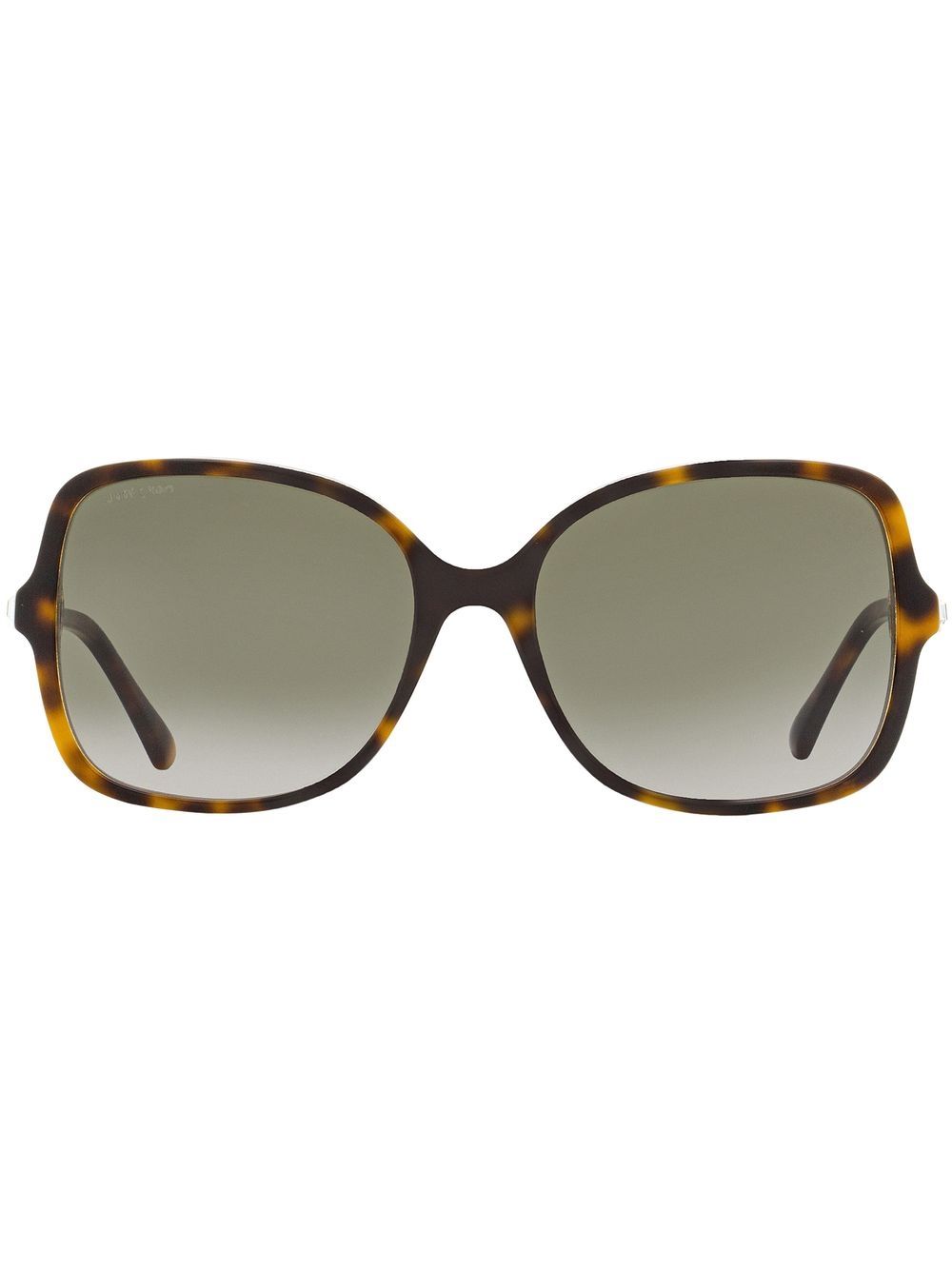 Jimmy Choo Eyewear Judy 超大框太阳眼镜 - 褐色