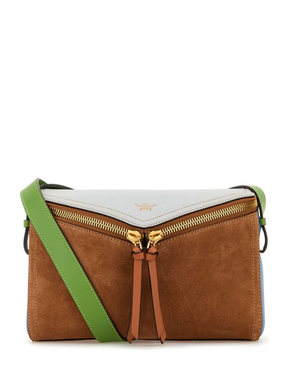 MCM Diamant 3D 斜挎包 - 褐色