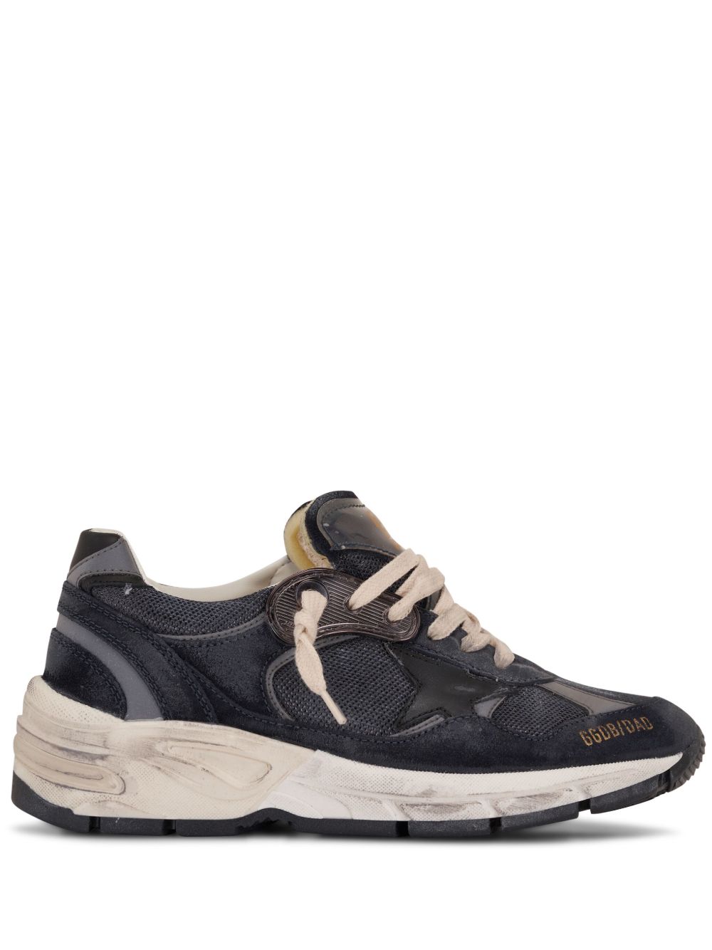 Golden Goose Dad-Star 绒面皮厚底运动鞋 - 蓝色