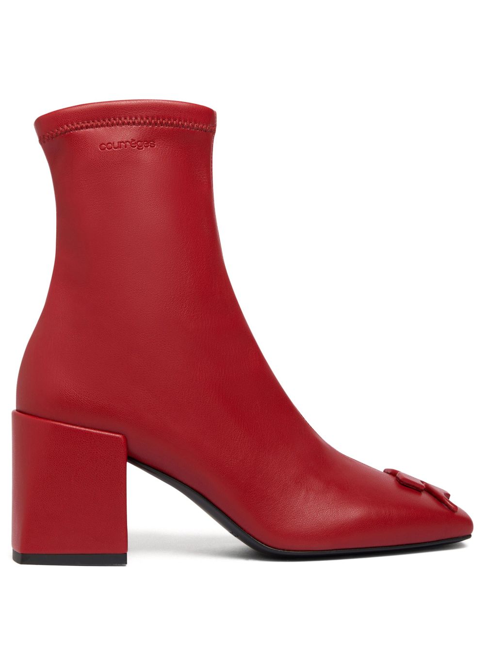 Courrèges Reedition AC 及踝靴 - 红色
