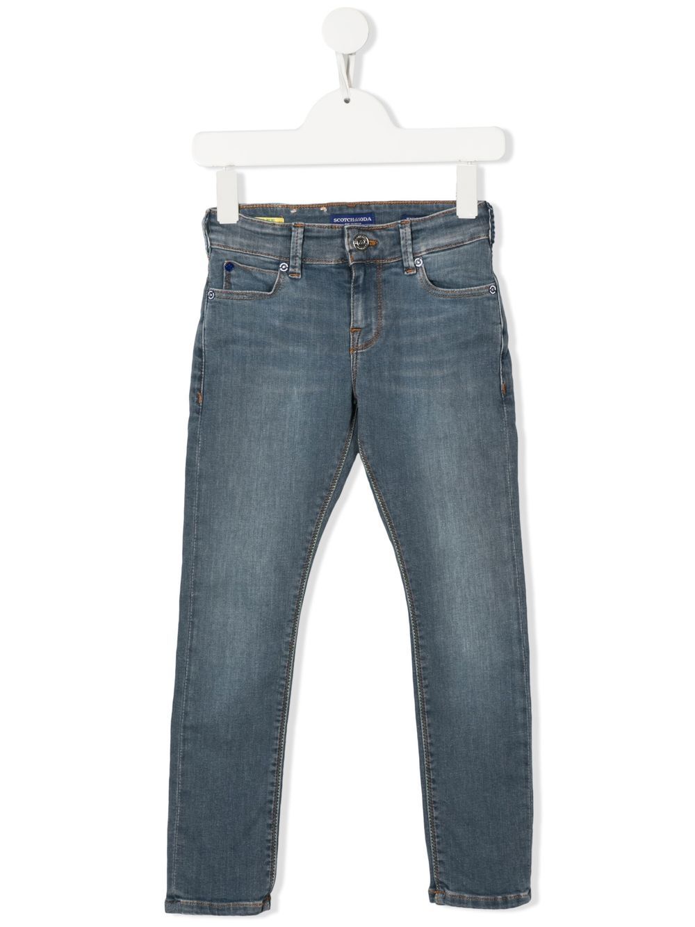 Scotch & Soda 直筒牛仔裤 - 蓝色
