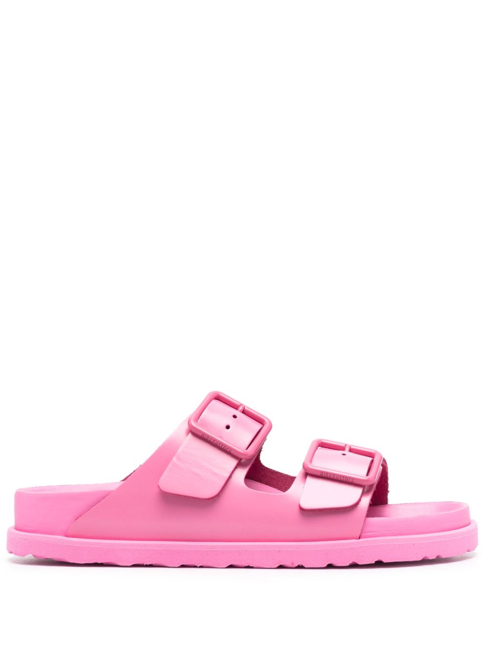 Birkenstock logo压纹露趾拖鞋 - 粉色
