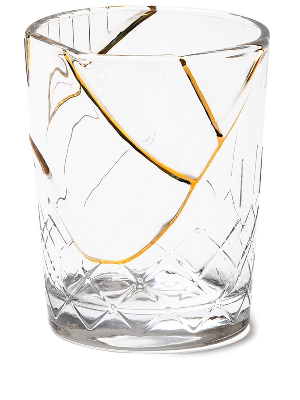 Seletti Kintsugi No. 1 玻璃杯 - 白色