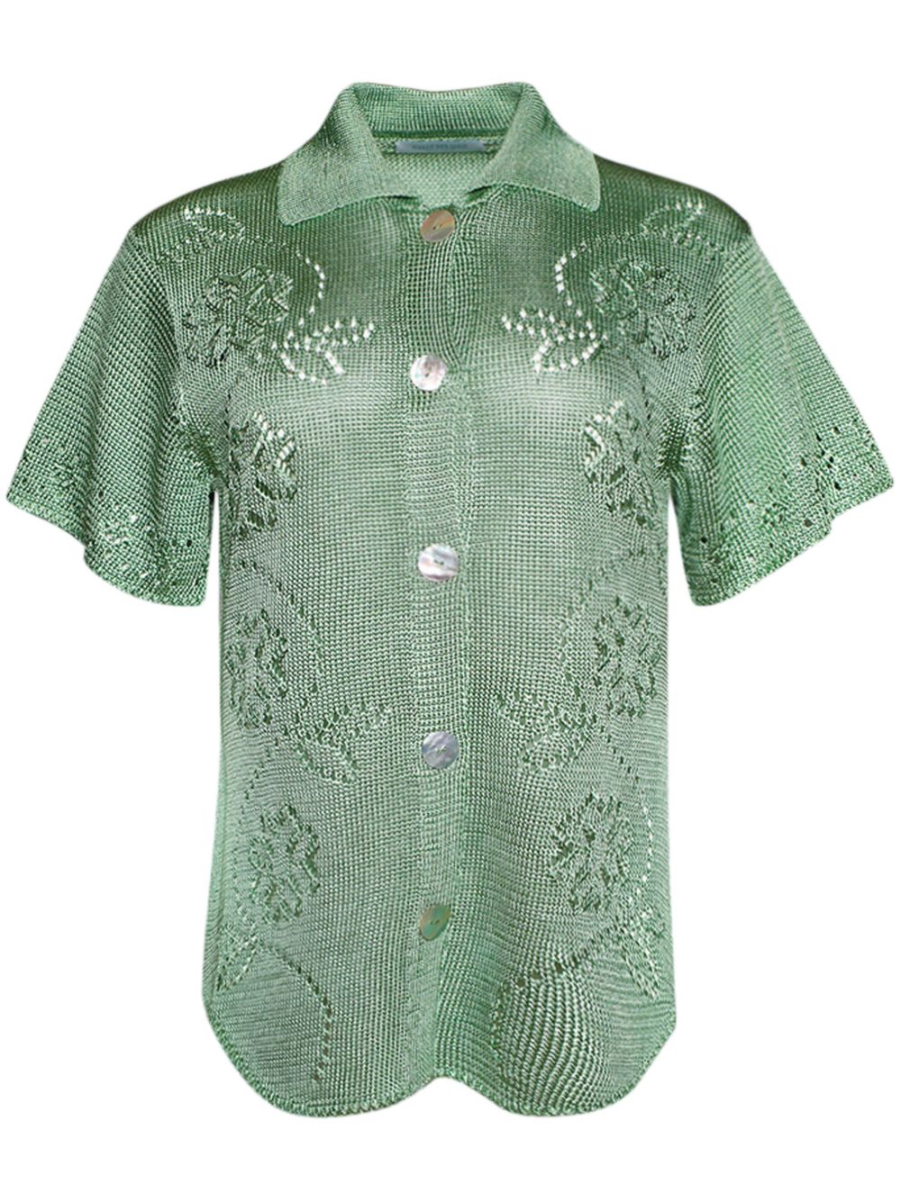 Calle Del Mar Vine Floral 衬衫 - 绿色