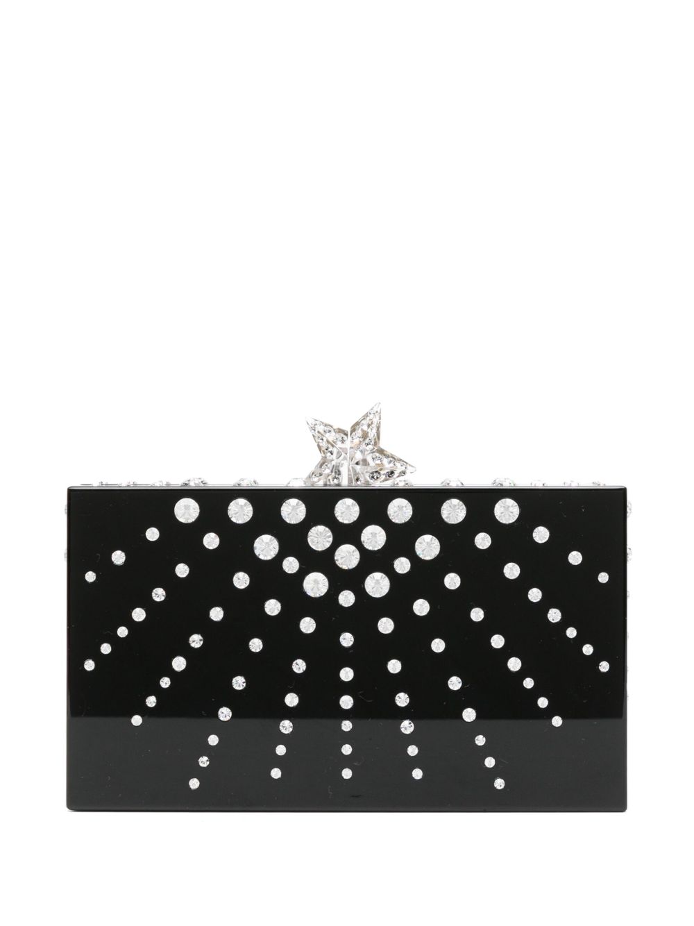 Aquazzura Starlight 晶饰手拿包 - 黑色