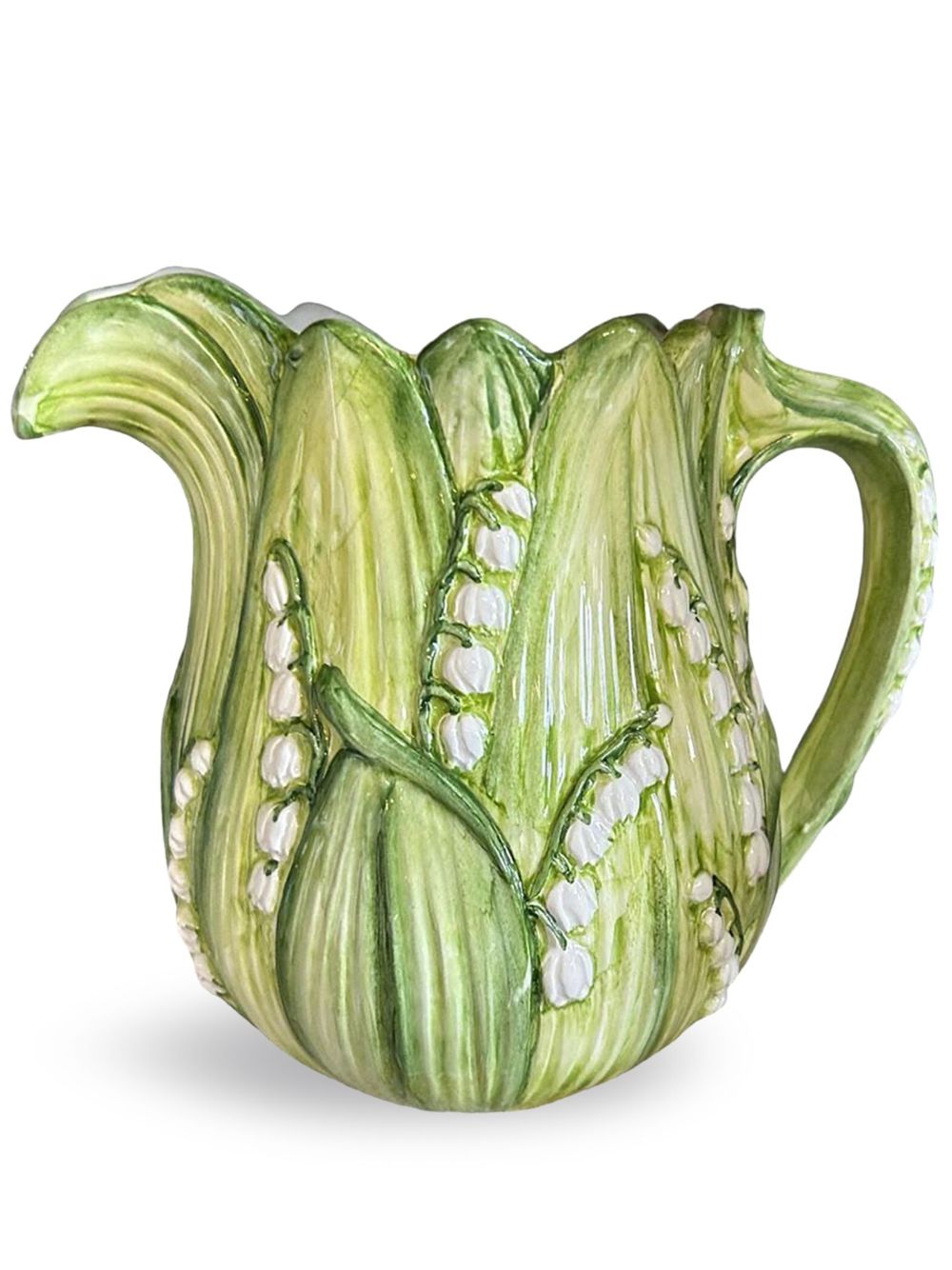 Les-Ottomans Lily Of The Valley 陶瓷水壶（22厘米） - 绿色