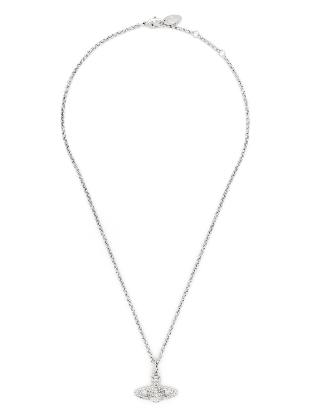 Vivienne Westwood Mini Bas Relief Pendant 项链 - 银色