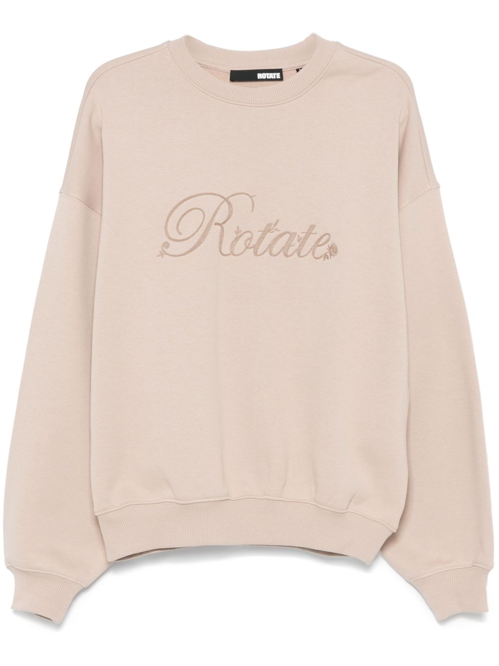 ROTATE BIRGER CHRISTENSEN logo刺绣卫衣 - 中性色