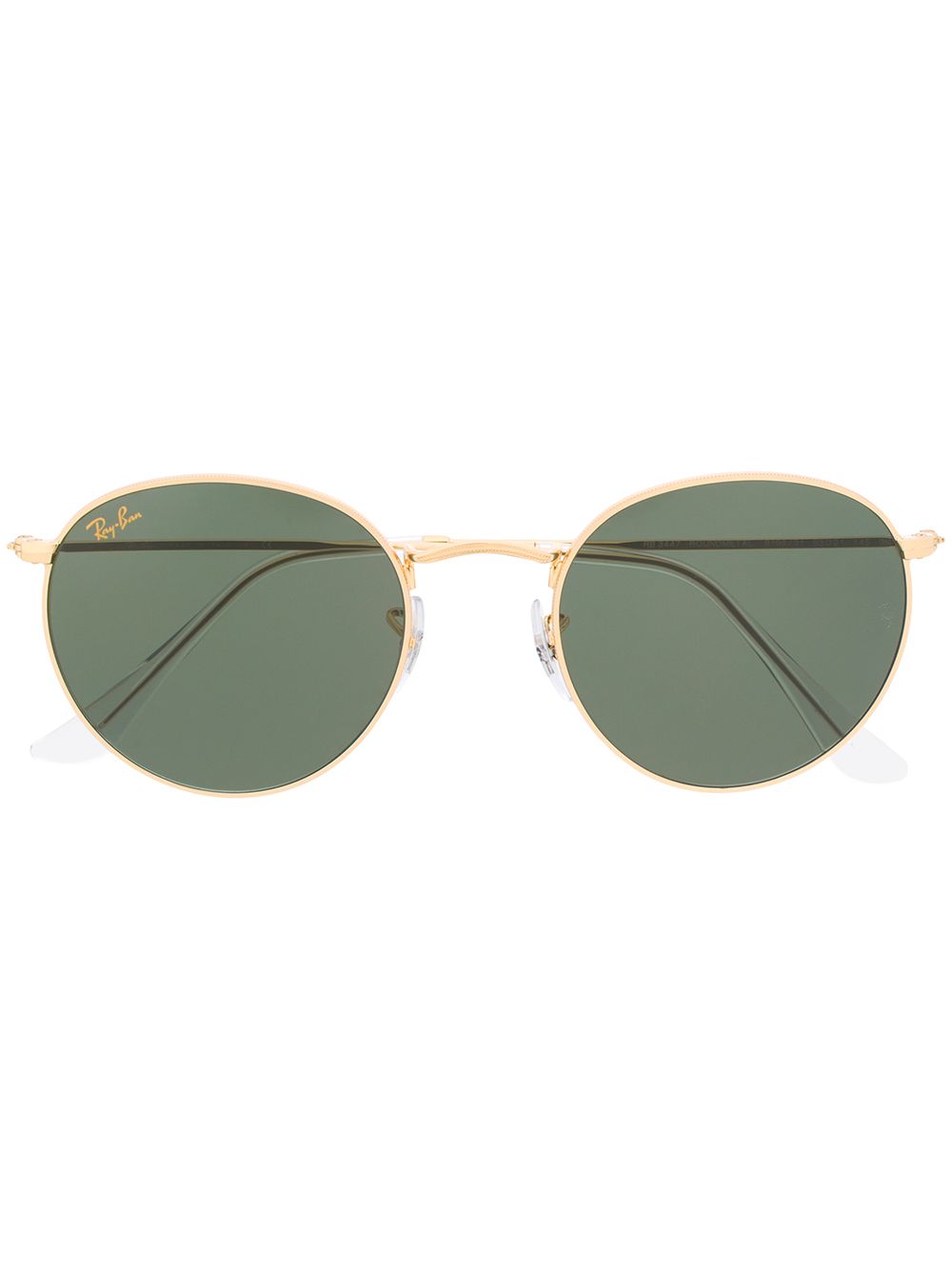Ray-Ban 双色圆框太阳眼镜 - 金色
