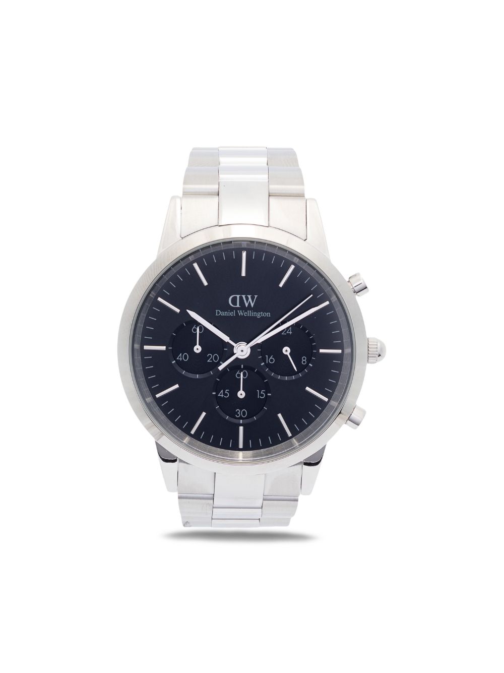 Daniel Wellington Iconic Link Chronograph 42毫米腕表 - 黑色