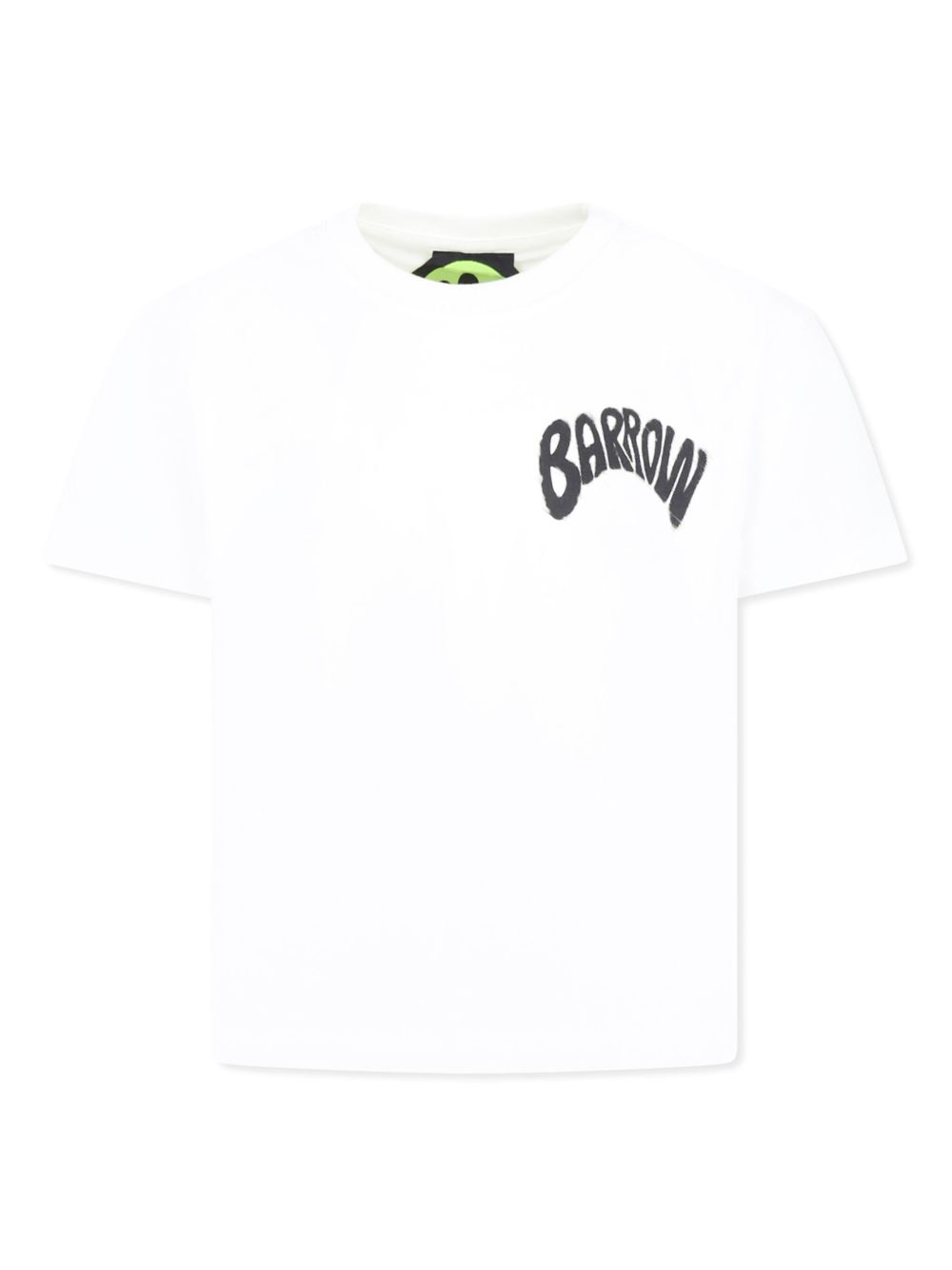 Barrow kids logo印花T恤 - 白色