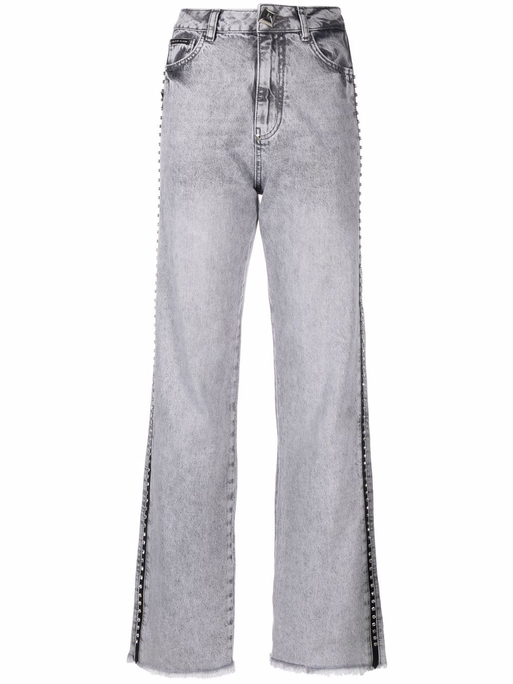 Philipp Plein 晶饰牛仔裤 - 灰色
