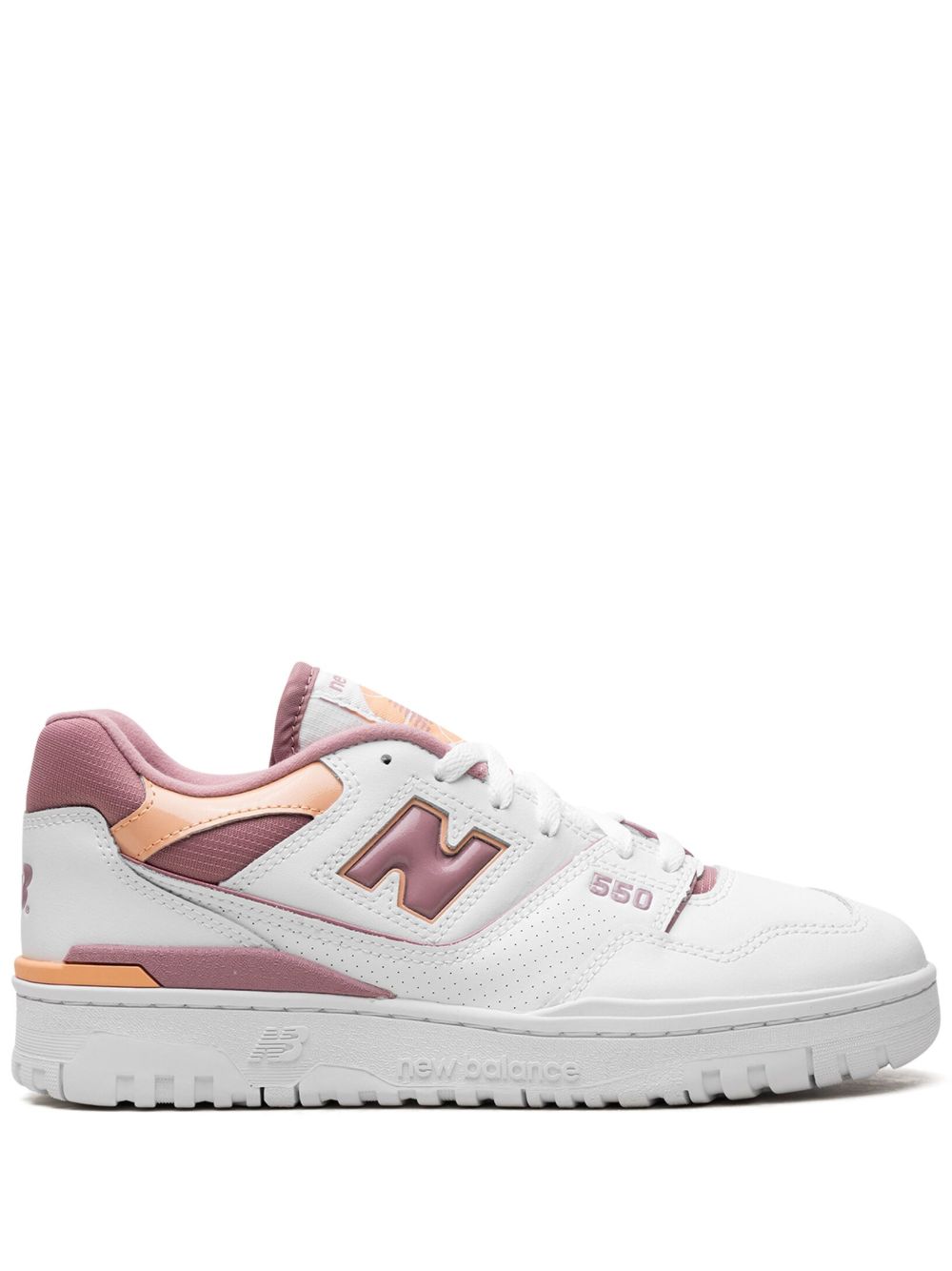 New Balance 550 拼接运动鞋 - 白色