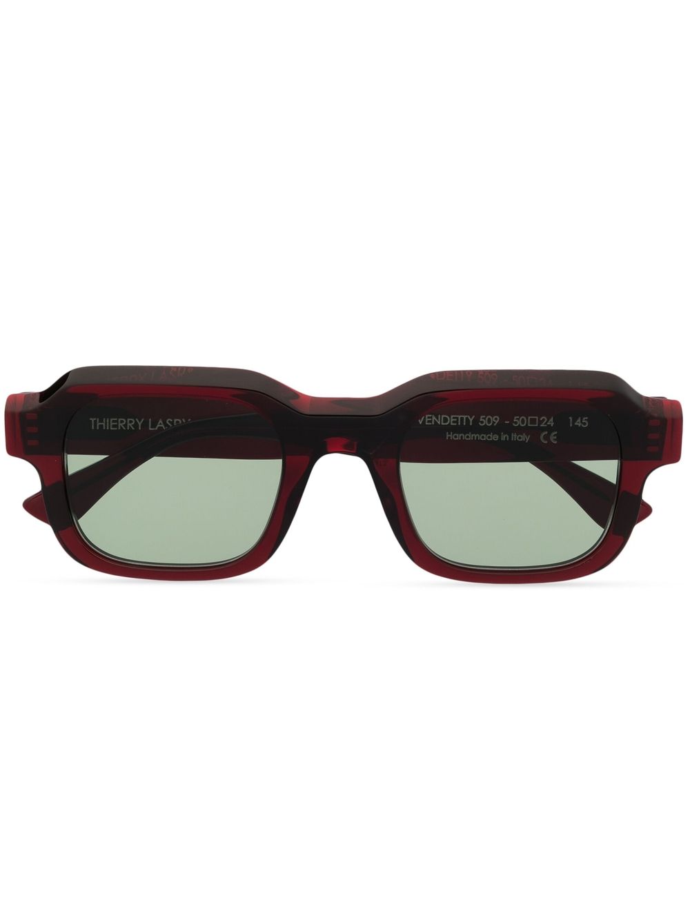 Thierry Lasry Vendetty 方框太阳眼镜 - 红色