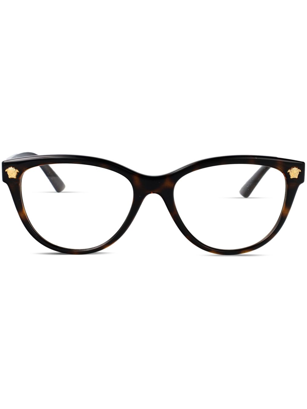 Versace Eyewear Medusa Head 眼镜 - 褐色