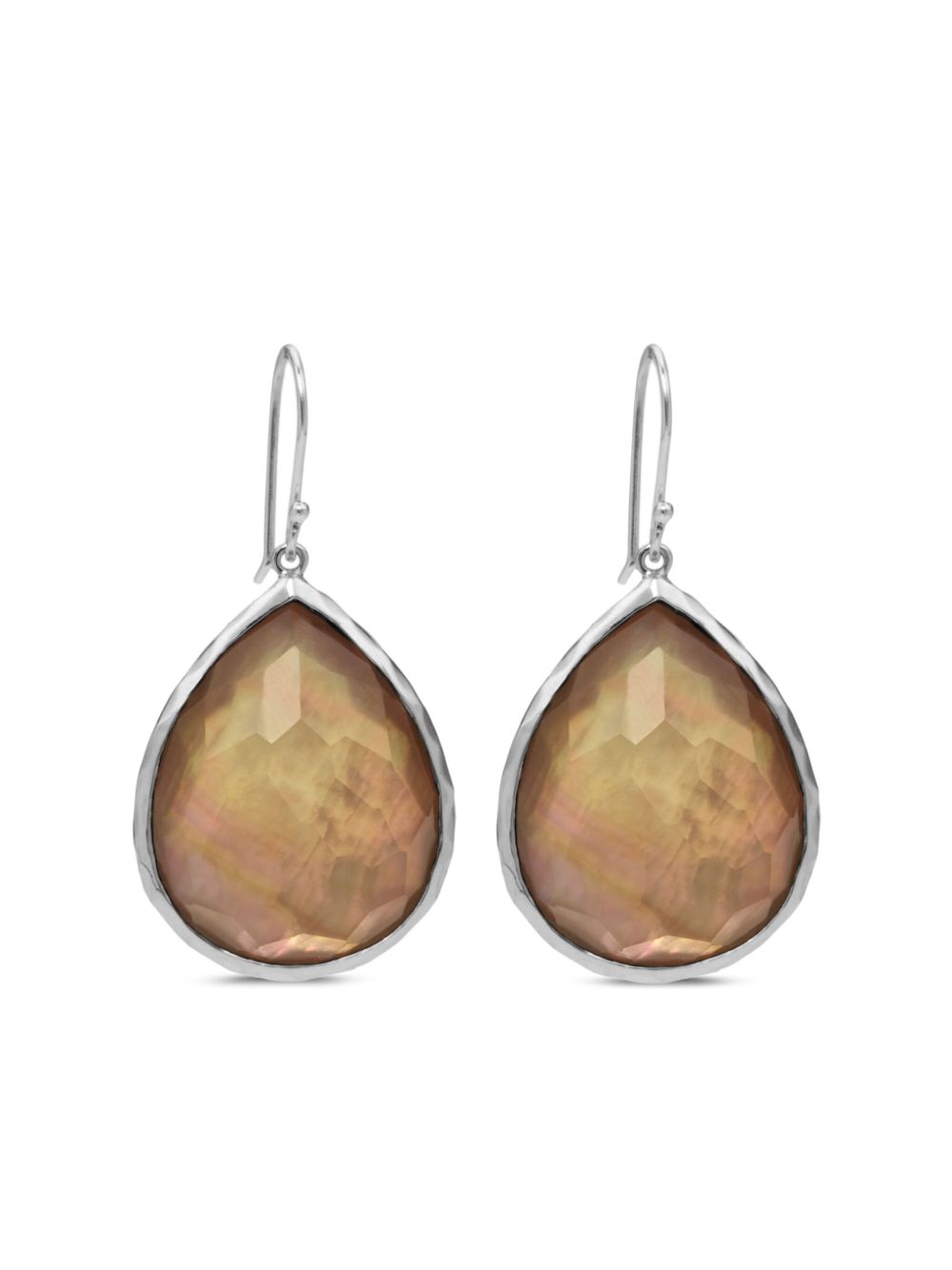 IPPOLITA Rock Candy 大号水滴形耳环 - 银色