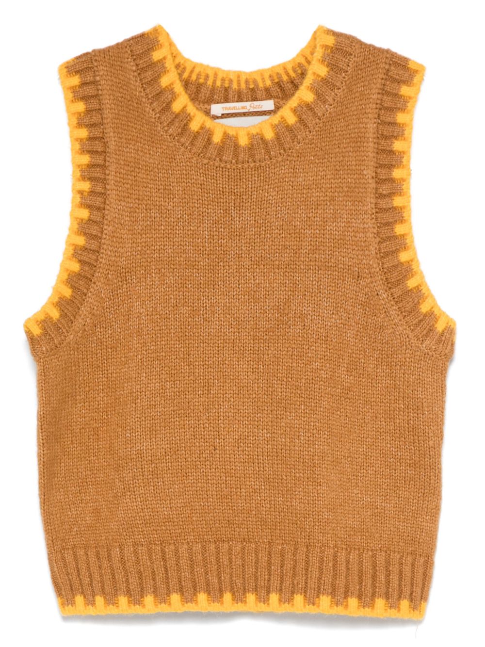 Scotch & Soda Fluffy Blanket 马甲 - 褐色