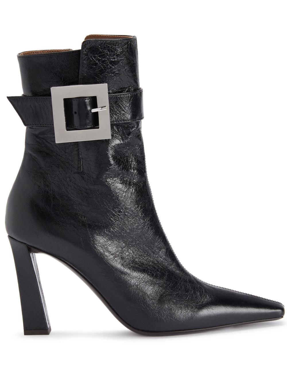 Giuseppe Zanotti Seattle 扣环及踝皮靴 - 黑色