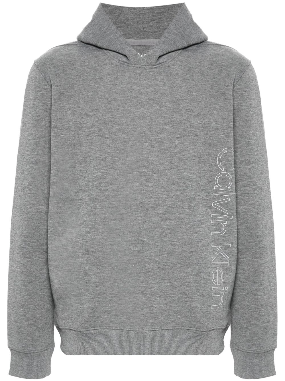 Calvin Klein logo字样连帽衫 - 灰色