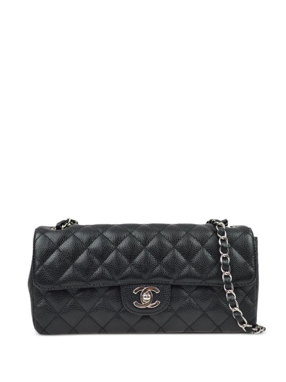 CHANEL Pre-Owned East West 单肩包（2007年典藏款） - 黑色