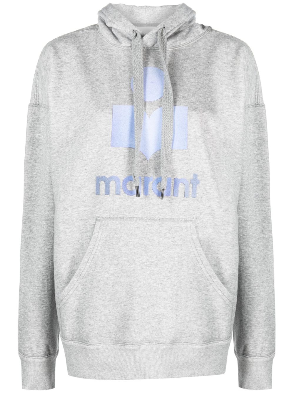 MARANT ÉTOILE Mansell logo印花连帽衫 - 灰色