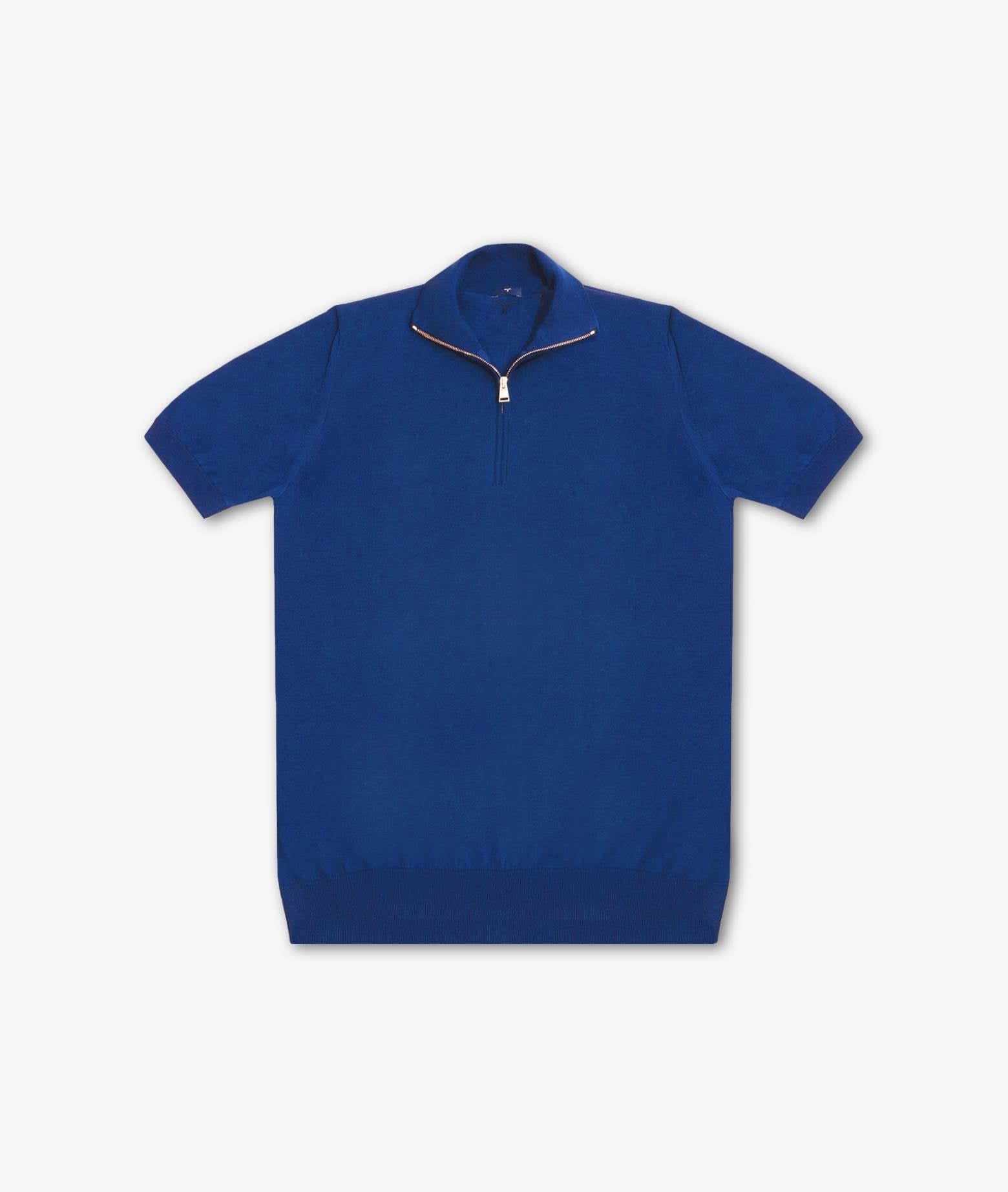 Larusmiani Paul T-shirt With Zip Sweater