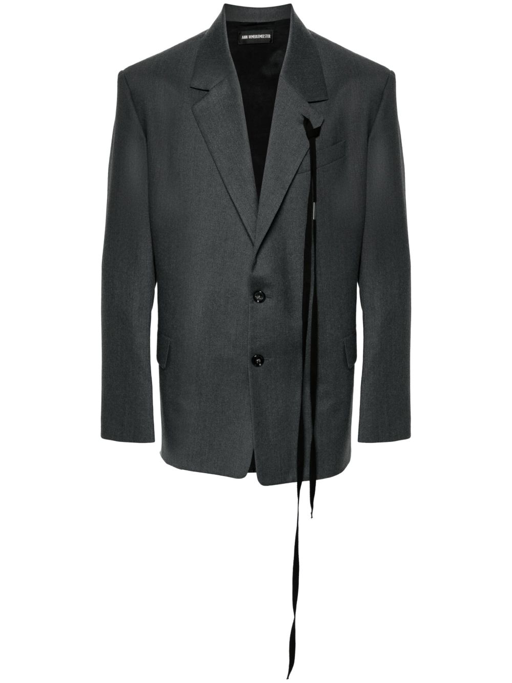 Ann Demeulemeester Rasmus 夹克 - 灰色
