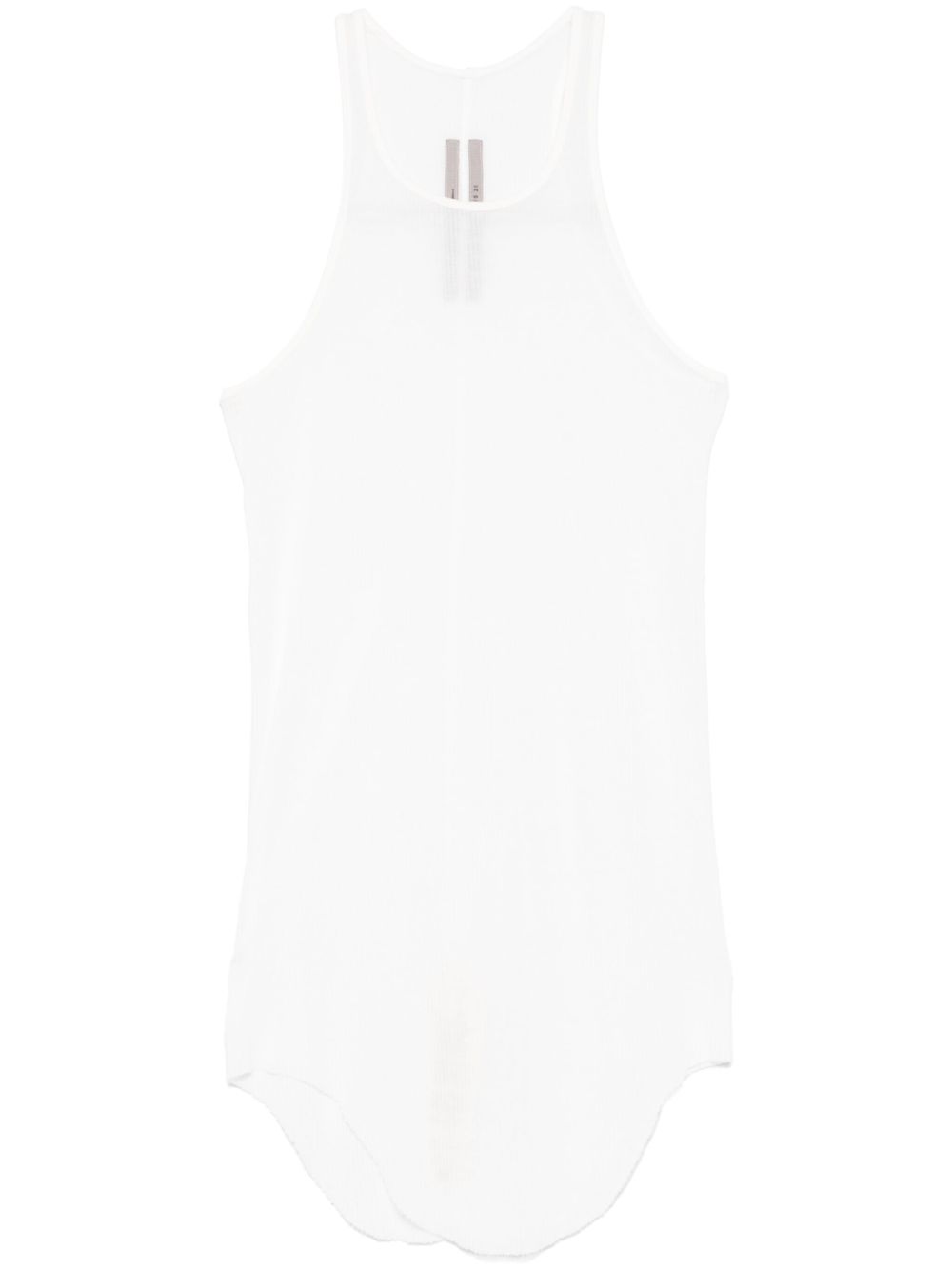 Rick Owens 罗纹坦克背心 - 白色