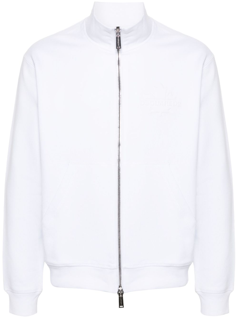 DSQUARED2 Burbs 拉链卫衣 - 白色