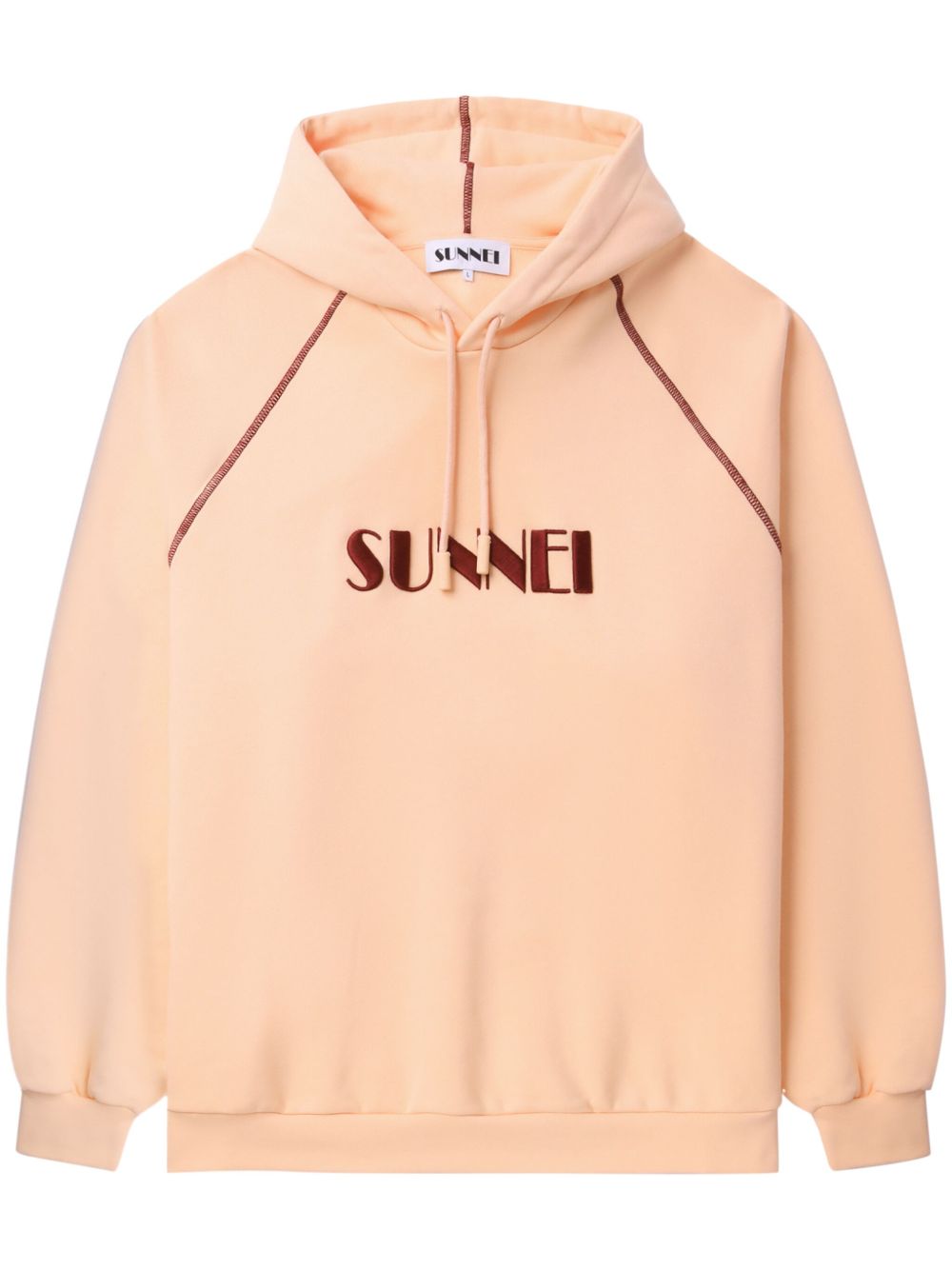 Sunnei 印花连帽衫 - 粉色