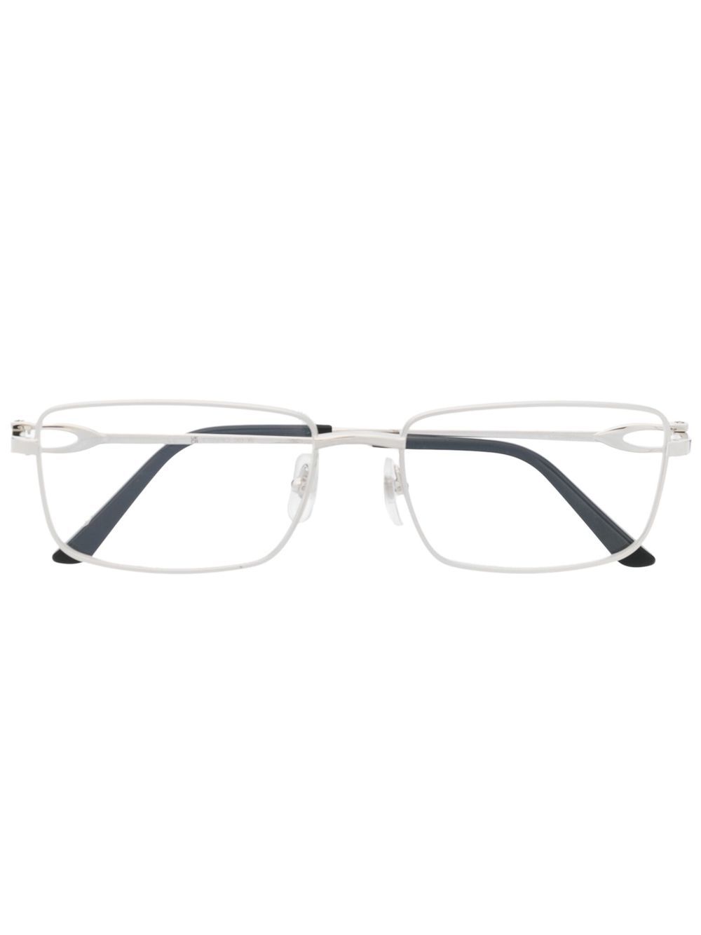 Cartier Eyewear 长方形框眼镜 - 银色
