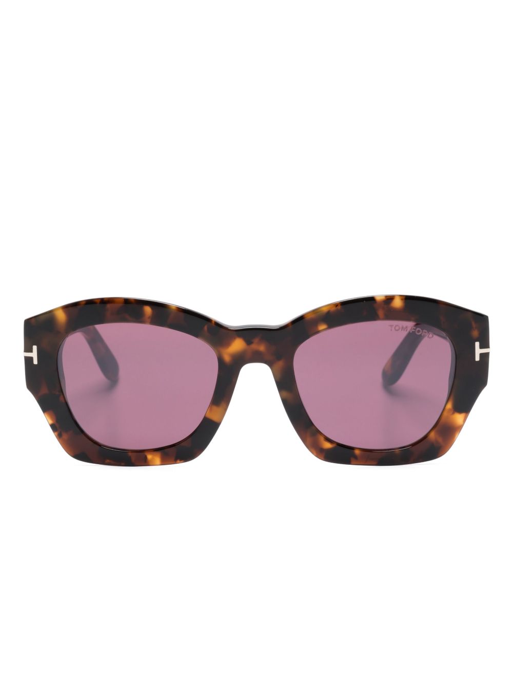 TOM FORD Eyewear Guilliana 猫眼眶太阳眼镜 - 褐色