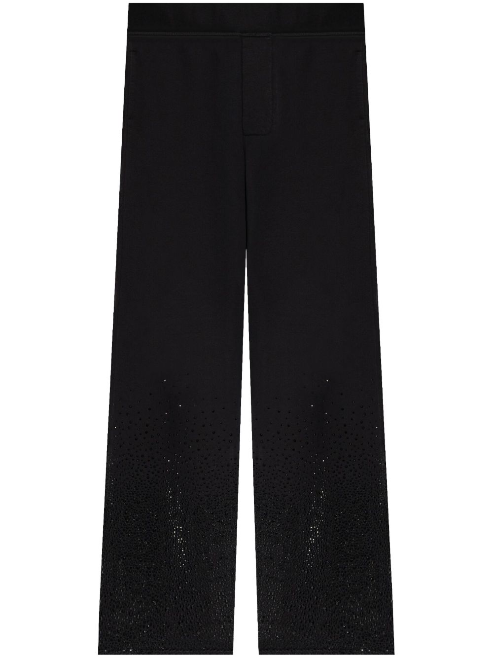 DSQUARED2 晶饰棉长裤 - 黑色