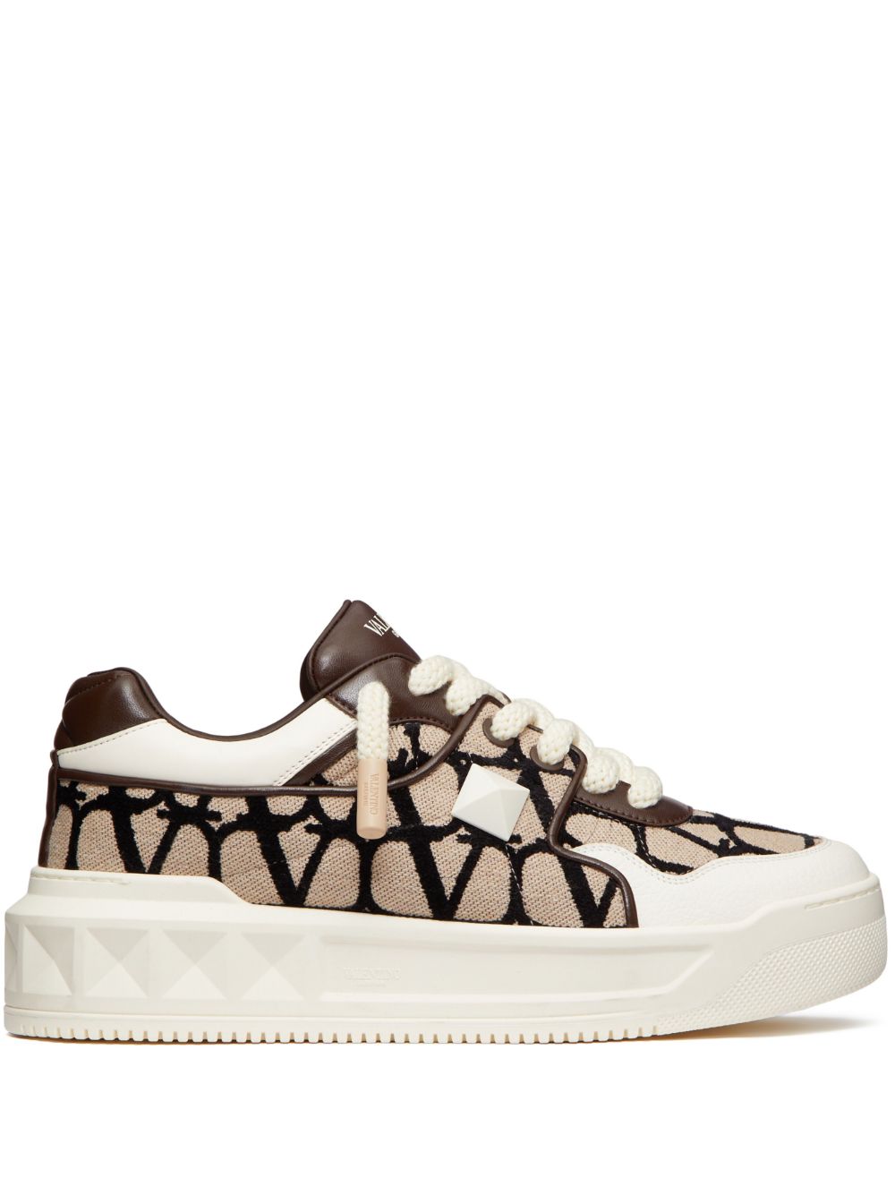 Valentino Garavani One Stud XL 低帮运动鞋 - 中性色