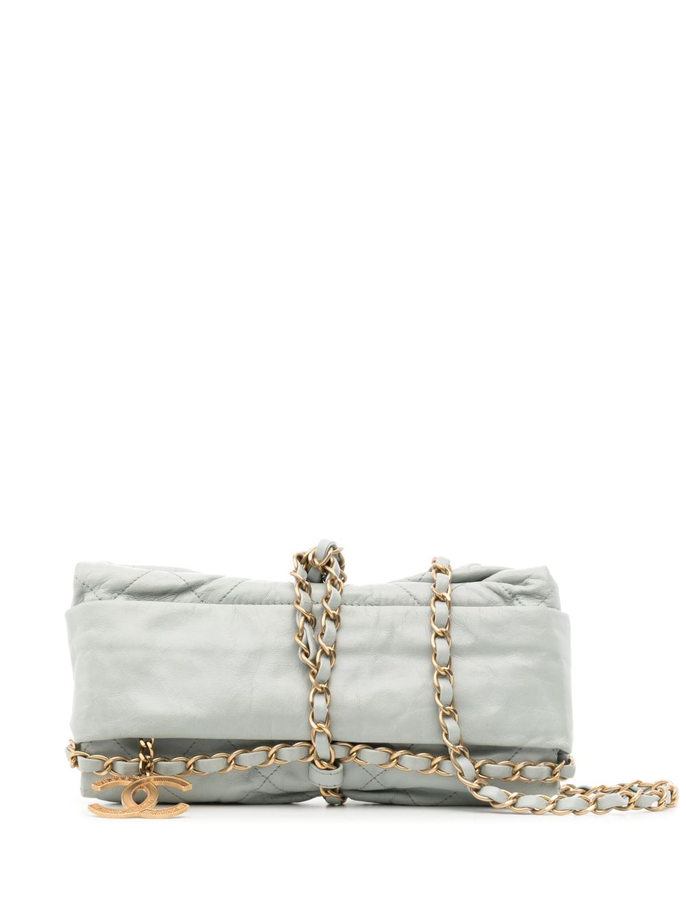 CHANEL Pre-Owned Paris-Bombay Parcel 单肩包（2011-2012年典藏款） - 蓝色