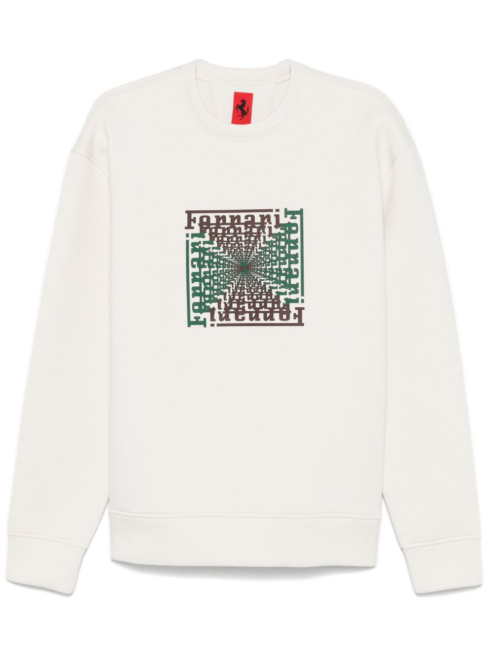 Ferrari Cube 印花潜水面料卫衣 - 中性色